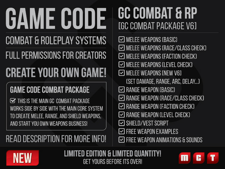 Second Life Marketplace - GC Melee Weapon Script v1